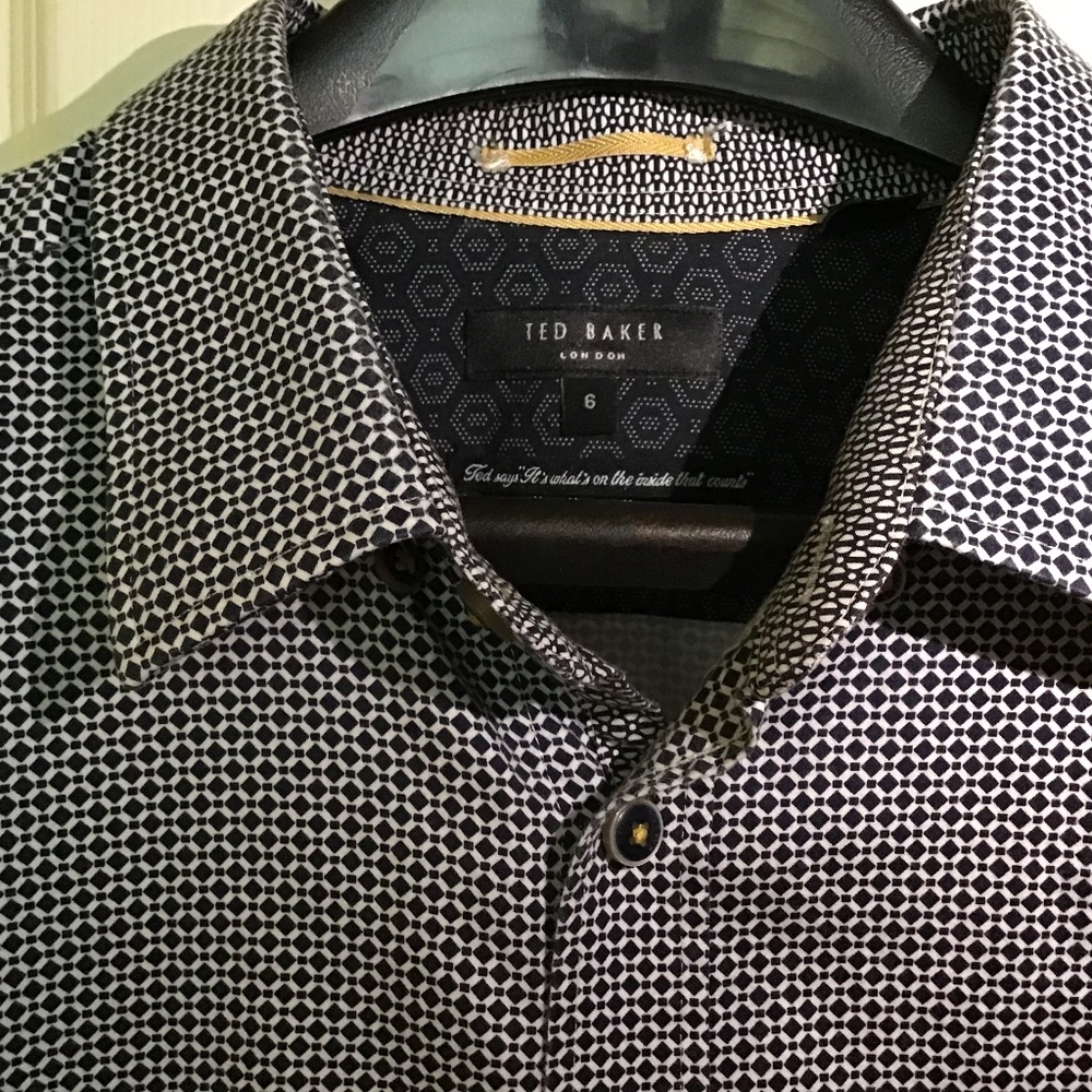 Ted Baker London Shirt Sleeve Shirt size 6 XXL